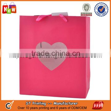 Assorted color paper bags paper merchandise bags