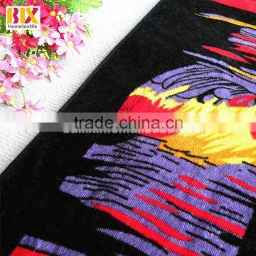 Wholesale High Quality 100% Cotton Customer Printed Beach Towel Suppliers China photo-6