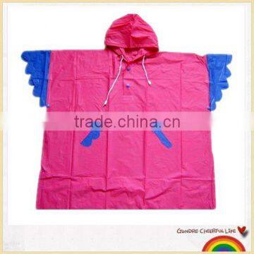 lovely EVA kids rain poncho