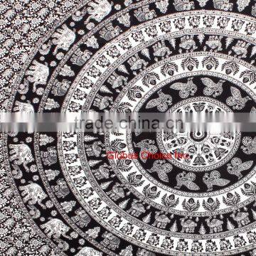 Indian Elephant Hippie Wall Hanging Mandala Tapestry photo-2