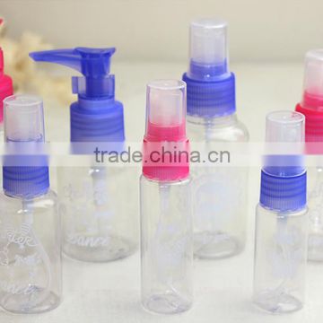 cosmetic packing 30-250ml PET plastic pump bottle