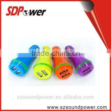 LOW COST 5V3.1A 5V2.1A dual USB car charger in car