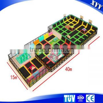 Hot Sale Large Trampolines Park With Soft Sponge Pool