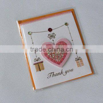 Free sample Religious funny gift 3d handmade invitation happy birthday handmade thanks card