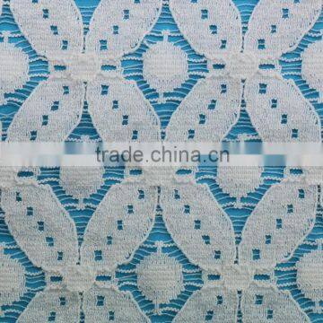 Textile Fancy Flower Cotton Nylon Lace Manufacturer Full Lace George Lace Fabric