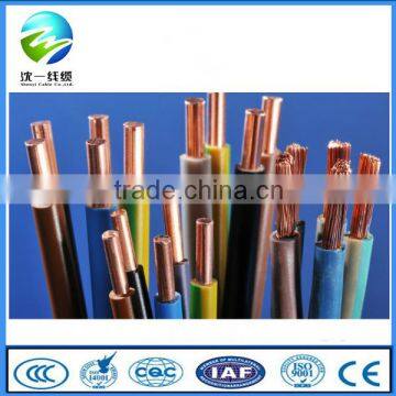 china supplier 450/750V Electrical cable BV