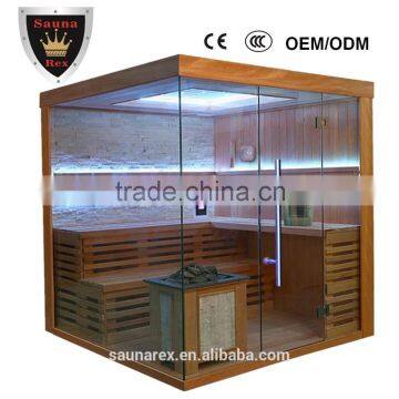 Hot sale stone background dry sauna room