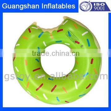 customized PVC inflatable donut float pool ring