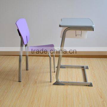 Standard Dimensions Size of Modern School Desk and Chair Furniture Equipments HXZY064 photo-4