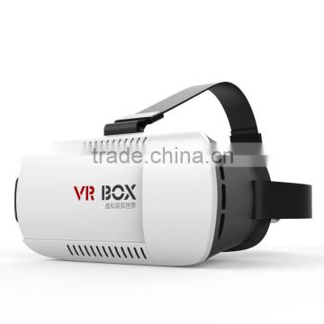 High quality vr box 3d glasses virtual reality vr box 2.0, ABS plastic vr box for Apple IOS, Android 4.0( or above)