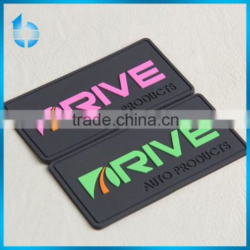 Eco-friendly printing tpu rubber label for fashion hats