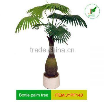 artificial fan palm tree with bottle bottom