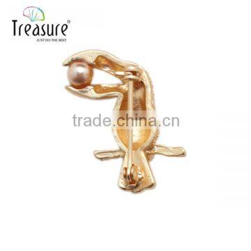 Latest Model Fashion 2015 New Products Parrot Fashion Rhinestone Men's Brooch Jewelry China photo-2