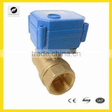 CWX-15Q 2 way battery operated water valve DC3-6V 12V 24V brass stainless steel