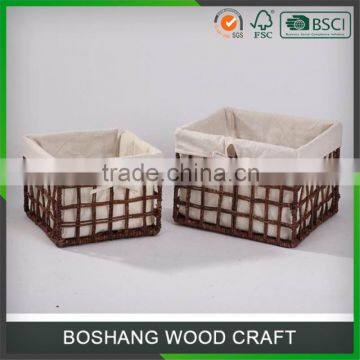 Cheap Color Wicker Fruit Storage Baskets photo-2