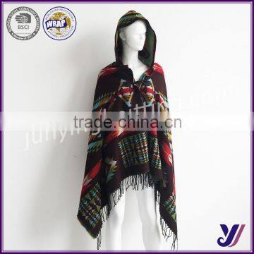 Factory Hot Sale Fashion Wool Felt Woven Ladies Scarf Shawls With Hat Professional Manufacturer(Can be Customized) photo-2