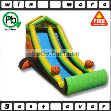 inflatable pumkin slides sport equipment manufacturer, commercial used inflatable slide for kids and adults