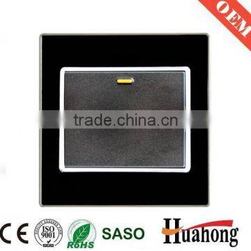Black Acrylic wall switch