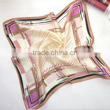 Hot selling polyester material silk women's scraf