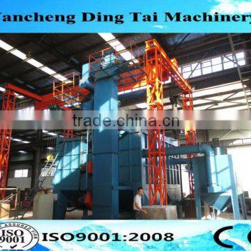 Dish head shot blasting machine/sand blasting equipment