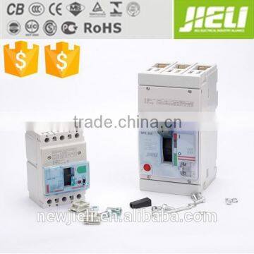 jieli manufacturer high quality 3 phase circuit breaker mccb