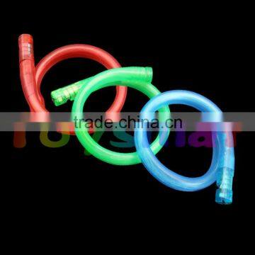 Led Fiber Material Blinking Luminous Flashing Plastic Bracelet photo-2