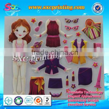 custom design 3d decorative puffy sticker