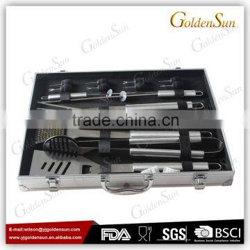 14pcs BBQ Tools Set With Stainless Steel Handle