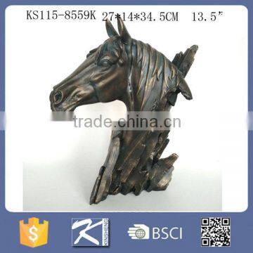 Resin Wild Horse Head for Home Wall Decoration photo-3