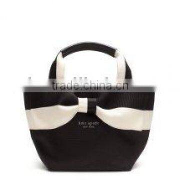 Black and white tote