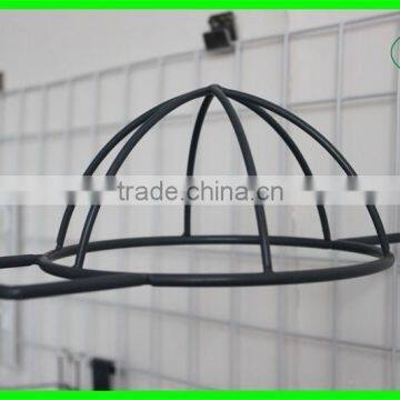 Retail Store Gridwall Cap Holder/ Cap display stand for Hat store Display