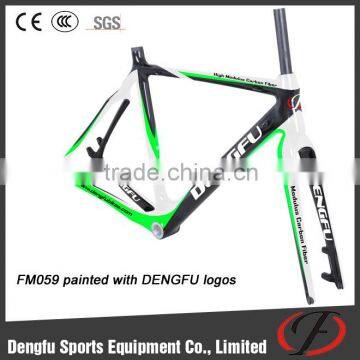 Dengfu Full CX Carbon Cyclo Cross Frames FM059 With Disc Brake Di2 compatible 48/50/52/54/56/58cm 1600g OEM Painting