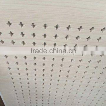 acoustic gypsum ceiling board with 2015 cross hole