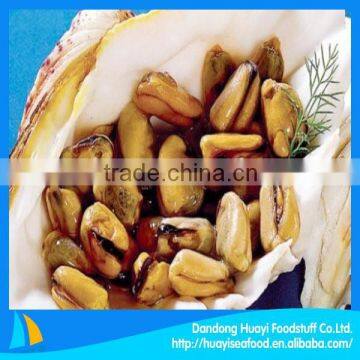 New packing method vacuum packed mussel meat