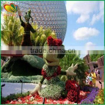 evergreen artificial cartoon topiary animals grass animal