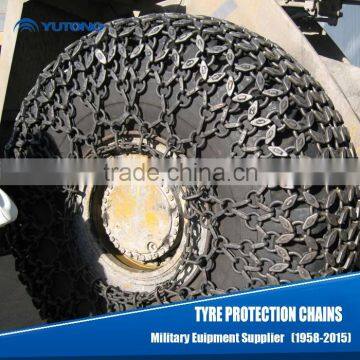 Protection chains for 23.5-25 tire