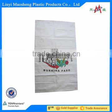 printed bag China PP Woven Bag/Sack for50kg cement,flour,rice,fertilizer,food,feed,sand