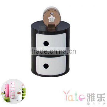 Muti-Function Plastic Storage Cabinet With Sliding Door for Living Room photo-2