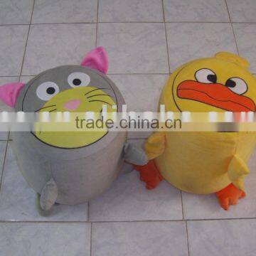 JM7156 plush inflatable stool for children