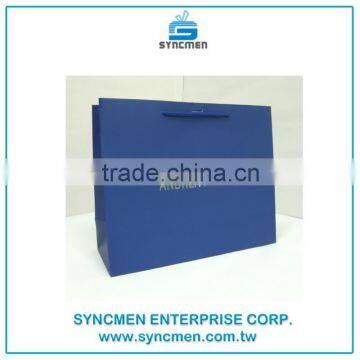 Customized Colorful Paper Craft Shopping Bags/laminated bag in taiwan