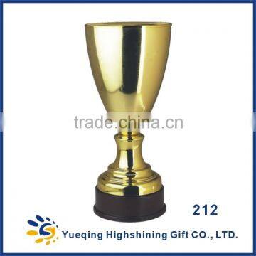 Big Size 212 Gold High Quality Metal Base Sport Competition Souvenir Trophy Cup