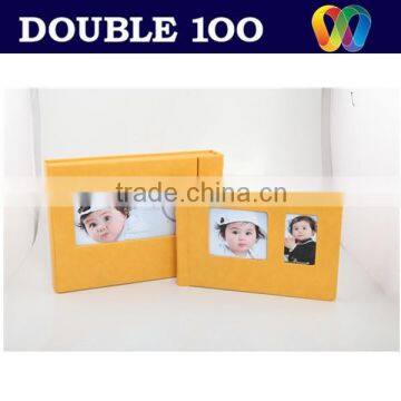 2015 fashion digital photo album cover with PVC sheet