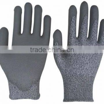 13 Gauge,knitted wrist,Pu coated Palm glove