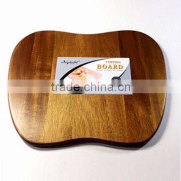 acacia wood apple fruit shape cutting board