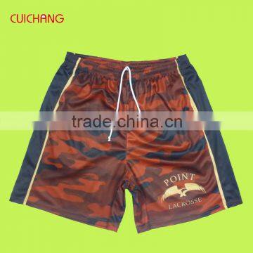 Sublimated fight shorts&custom sublimation lacrosse shorts,sublimation short