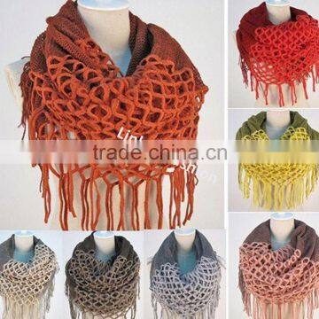 cheap knitting scarf knited scarf for women