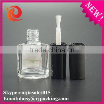 13mm round shaped custom made empty glass nail polish bottle