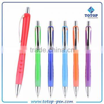 Strict QC system cheap free sample pen press new plastic pen