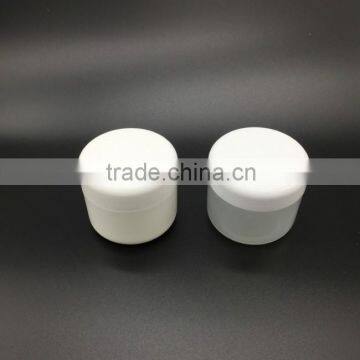 Wholesale 150g 5 oz White Plastic pp Cosmetic Cream Jars With Screw Cap photo-2
