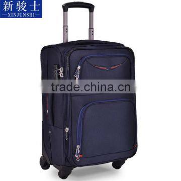 Factory Wholesale Manufacture 600D Oxford Fabric Expandable Trolley Bag Cheap Trolley Luggage Travel Bag photo-2